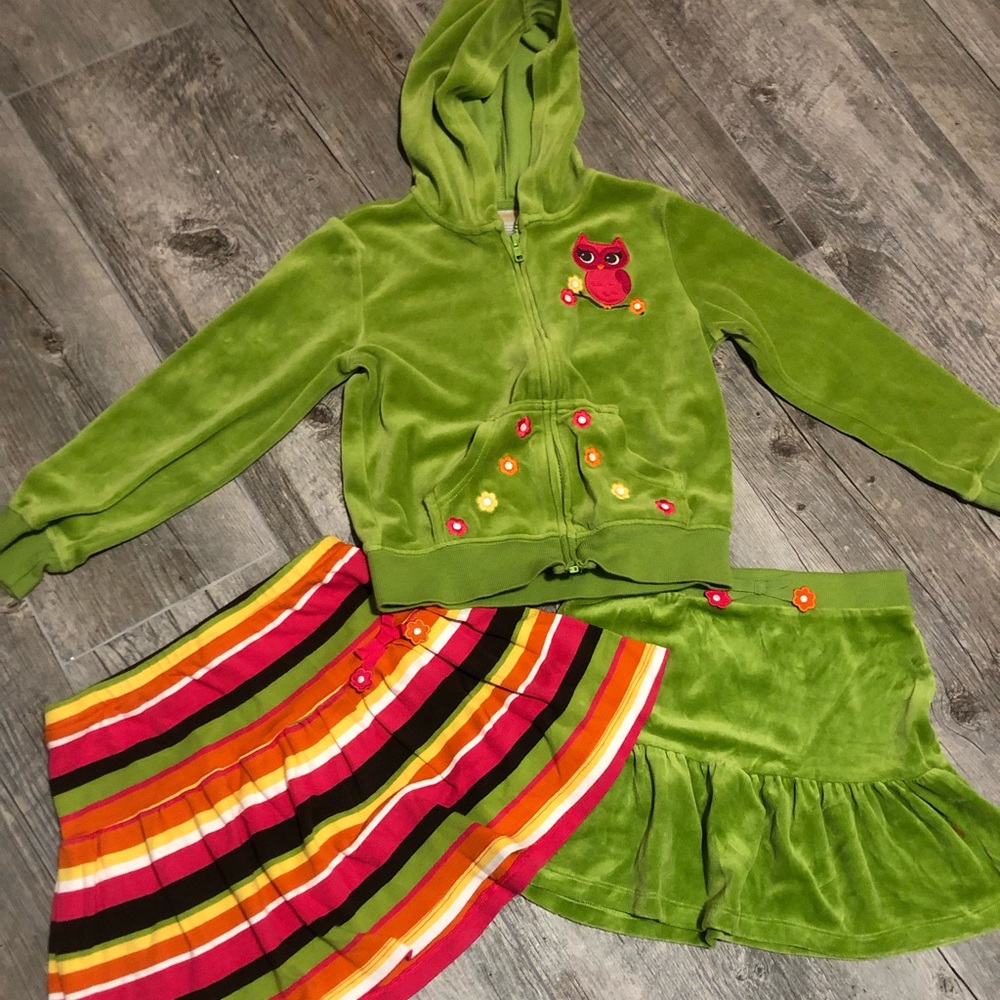Girls’ Gymboree Lot Owl Line Size 7-8/9